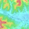 凤台村 topographic map, elevation, terrain