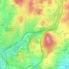 A Ponte do Viso topographic map, elevation, terrain