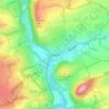 Earlston topographic map, elevation, terrain