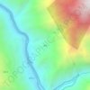 说日 topographic map, elevation, terrain