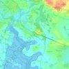 Le Poteau Rouge topographic map, elevation, terrain