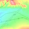 金山铺乡 topographic map, elevation, terrain