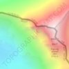 Himalayas topographic map, elevation, terrain