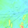 才湾镇 topographic map, elevation, terrain