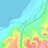 Al Aqbieh topographic map, elevation, terrain