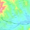 酸枣沟村 topographic map, elevation, terrain