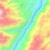 恒白 topographic map, elevation, terrain