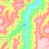 芝瑞镇 topographic map, elevation, terrain