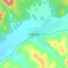 库都尔镇 topographic map, elevation, terrain