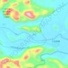 崖宜 topographic map, elevation, terrain