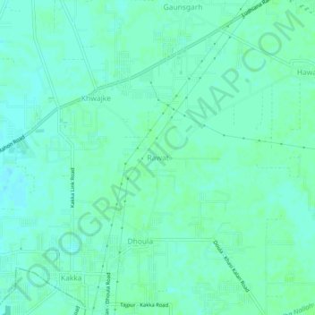 Rawat topographic map, elevation, terrain