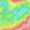 Cheneux topographic map, elevation, terrain
