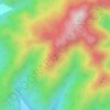 马鞍 topographic map, elevation, terrain