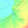 百合村 topographic map, elevation, terrain