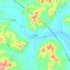 东里镇 topographic map, elevation, terrain