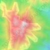 天露山 topographic map, elevation, terrain