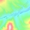 查冲西 topographic map, elevation, terrain