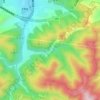 马蹄峪 topographic map, elevation, terrain