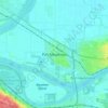 Pitt Meadows topographic map, elevation, terrain