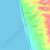 Baja Malibu topographic map, elevation, terrain