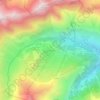 Piau-Engaly topographic map, elevation, terrain