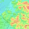 Makepe topographic map, elevation, terrain