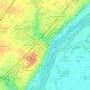 Le Bourg topographic map, elevation, terrain