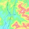 双溪镇 topographic map, elevation, terrain