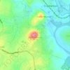 Berry Mountain topographic map, elevation, terrain