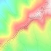 Mount Franklin topographic map, elevation, terrain