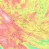 六盘水市 topographic map, elevation, terrain