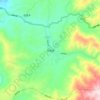 红格镇 topographic map, elevation, terrain