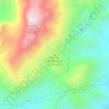 Peñón del Barbero ó del Llam topographic map, elevation, terrain