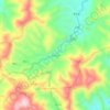 黄坳村 topographic map, elevation, terrain