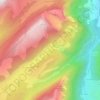 Fréchet topographic map, elevation, terrain