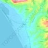 Zacharo topographic map, elevation, terrain