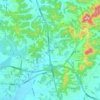 Wongok topographic map, elevation, terrain