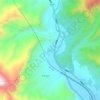 白仁村 topographic map, elevation, terrain