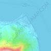 Psalidi topographic map, elevation, terrain