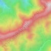 黄龙山 topographic map, elevation, terrain