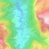 Saxias topographic map, elevation, terrain