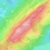 Mont Tendre topographic map, elevation, terrain