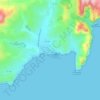 Moraira topographic map, elevation, terrain