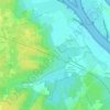 Le Bourg topographic map, elevation, terrain