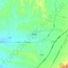 静升镇 topographic map, elevation, terrain