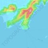 应山 topographic map, elevation, terrain