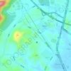 茶山 topographic map, elevation, terrain