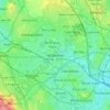 Willenhall topographic map, elevation, terrain