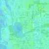 Fountain Lakes topographic map, elevation, terrain