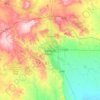 Şanlıurfa topographic map, elevation, terrain